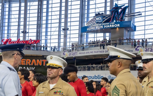 Military Day at Marlins Stadium