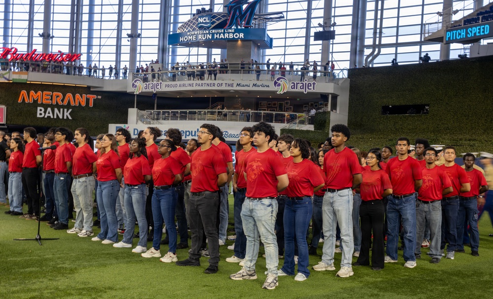 Military Day at Marlins Stadium