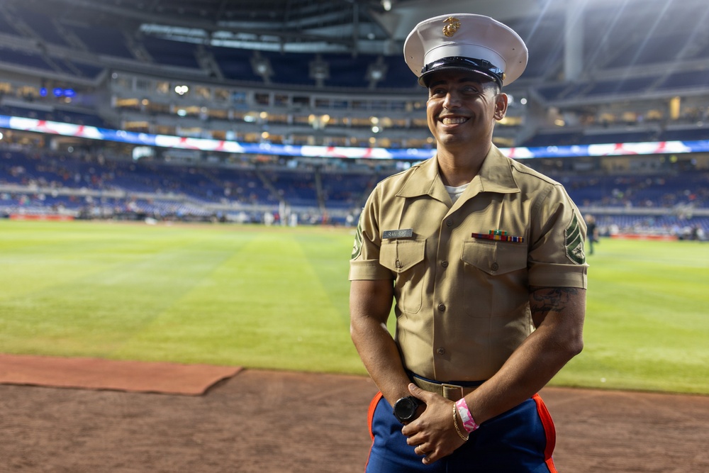 Military Day at Marlins Stadium