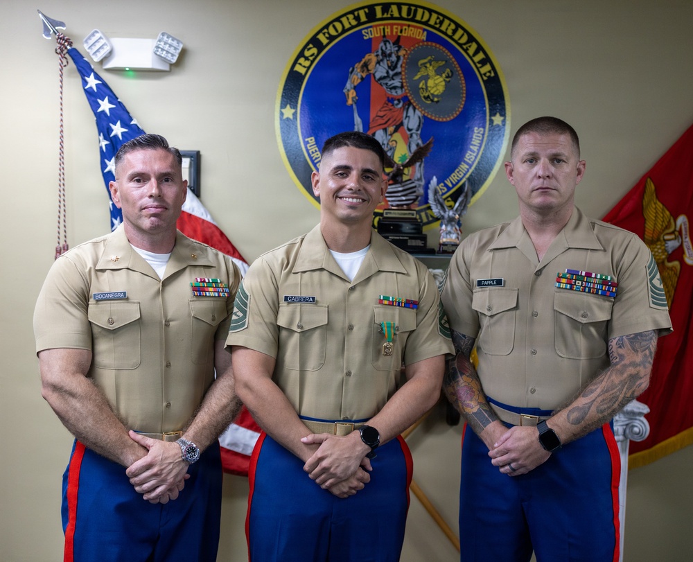District Commanding Officer visits Recruiting Station Fort Lauderdale