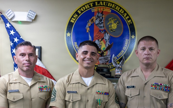 District Commanding Officer visits Recruiting Station Fort Lauderdale