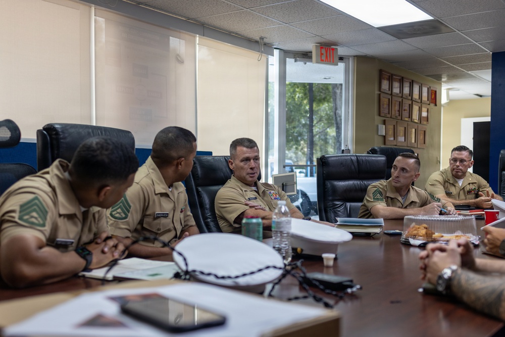 District Commanding Officer visits Recruiting Station Fort Lauderdale