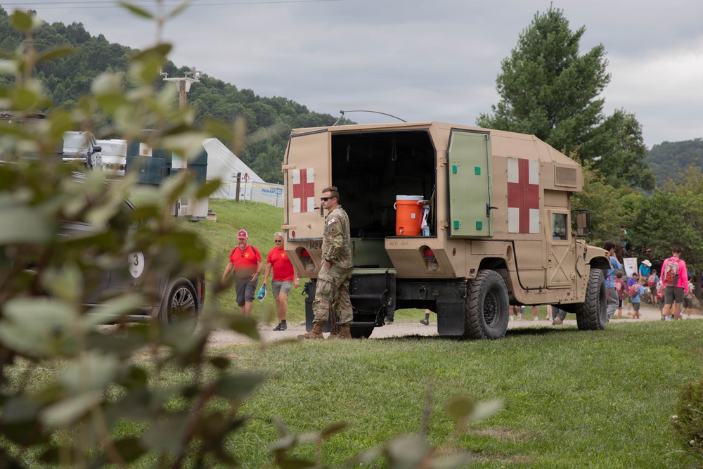 Connecticut, West Virginia National Guard Support 2026 National Jamboree