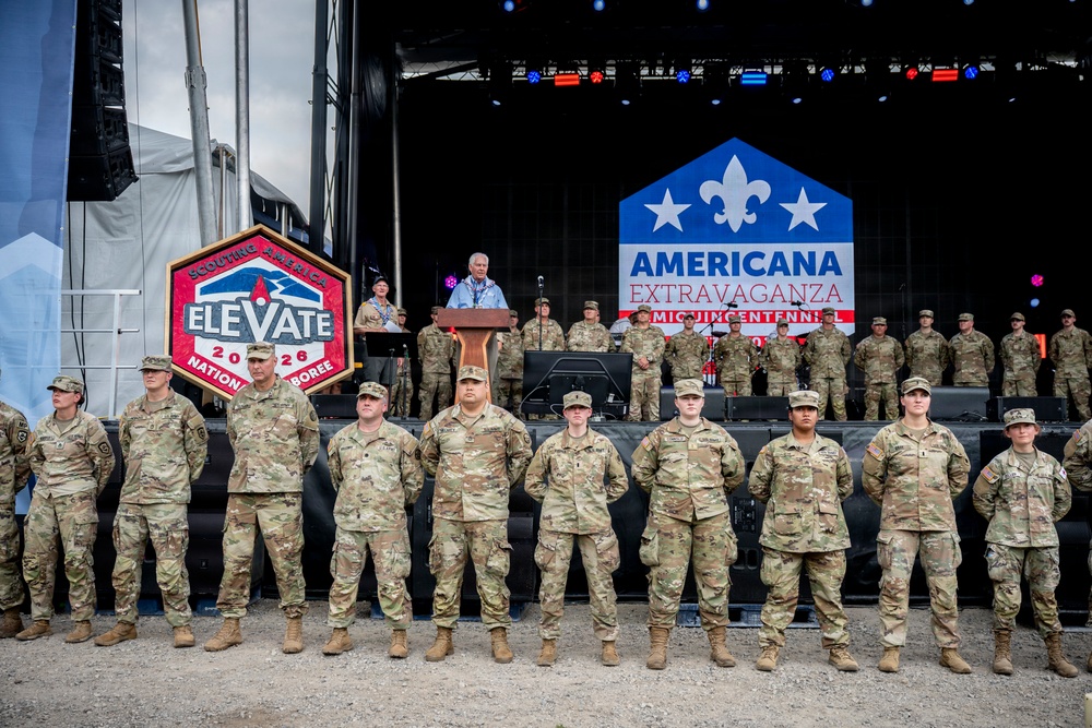 W.Va Guard supports 2026 National Scout Jamboree
