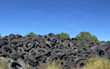 Tireless Effort: Team Clears Decades of Accumulated Tires at NAVSTA Guantanamo Bay