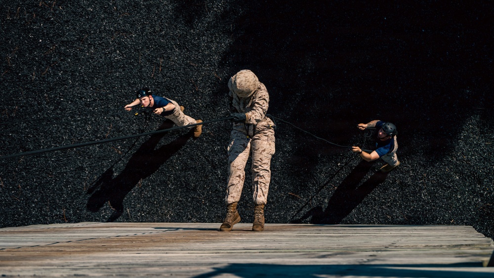 India Company Rappel Tower
