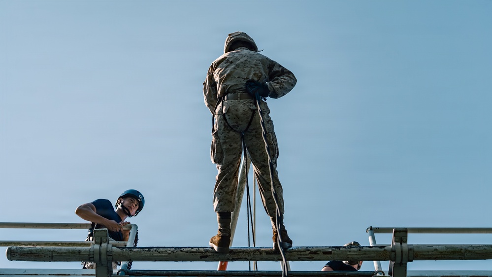 India Company Rappel Tower