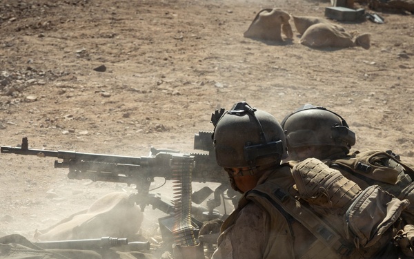 U.S. Marines with Golf Company, 2nd Battalion, 5th Marine Regiment, conduct Company-level Attack at Range 400