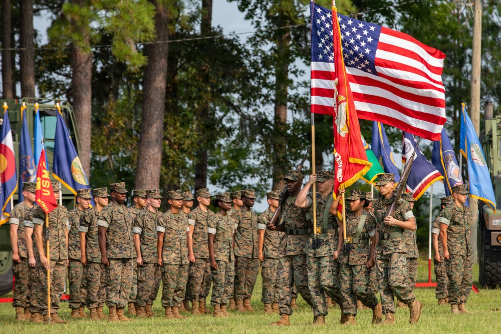 Logistics Operations School Change of Command