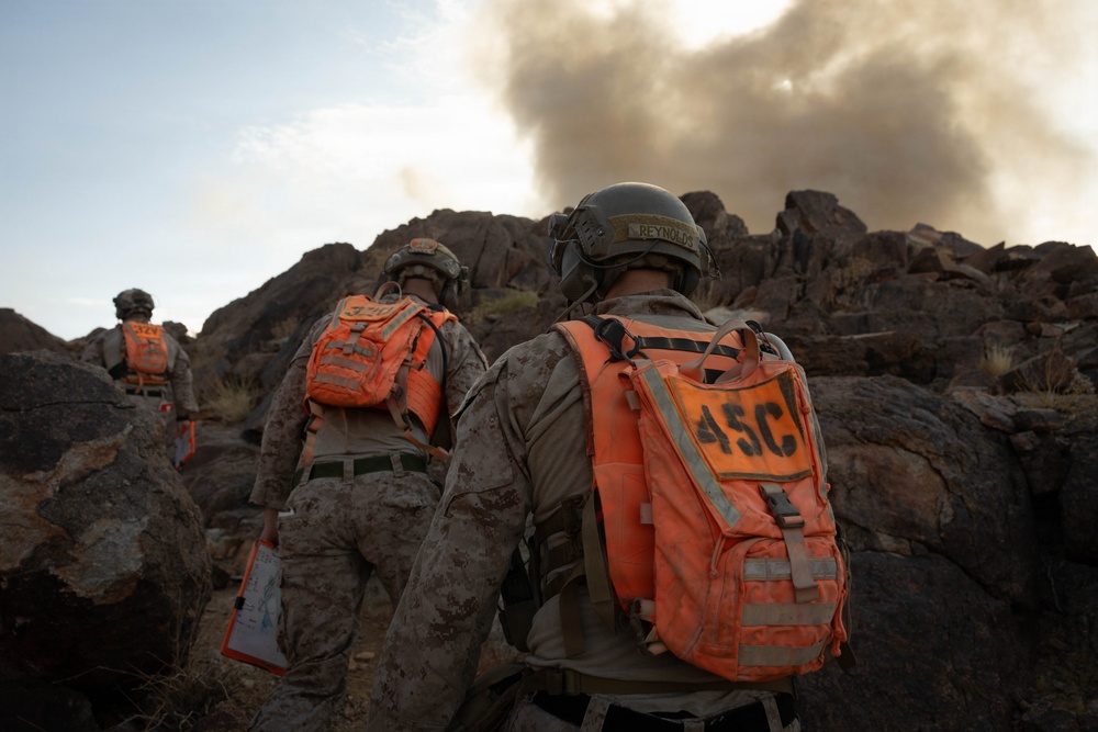 U.S. Marines with Golf Company, 2nd Battalion, 5th Marine Regiment, conduct Company-level Attack at Range 400