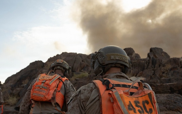 U.S. Marines with Golf Company, 2nd Battalion, 5th Marine Regiment, conduct Company-level Attack at Range 400