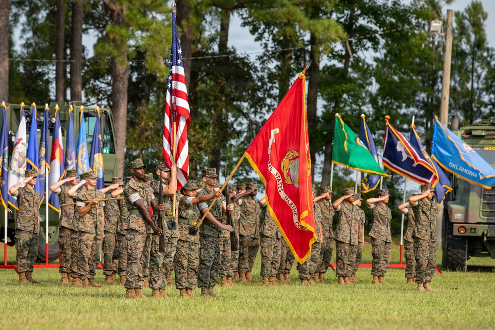 Logistics Operations School Change of Command