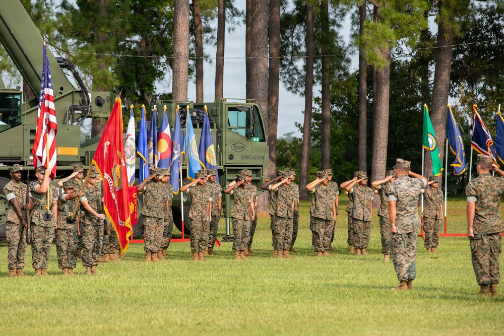 Logistics Operations School Change of Command