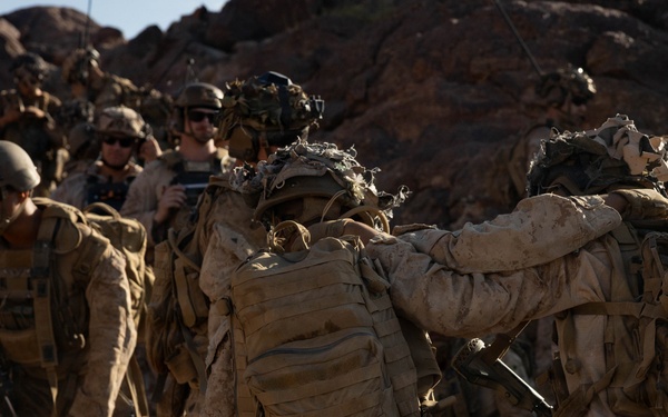 U.S. Marines with Golf Company, 2nd Battalion, 5th Marine Regiment, conduct Company-level Attack at Range 400
