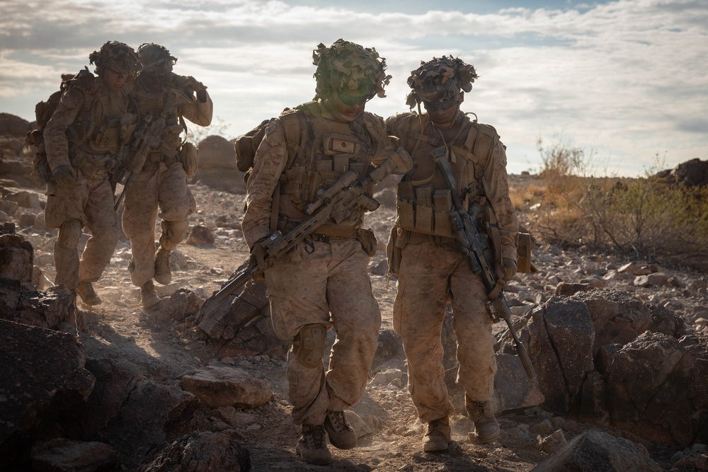 U.S. Marines with Golf Company, 2nd Battalion, 5th Marine Regiment, conduct Company-level Attack at Range 400
