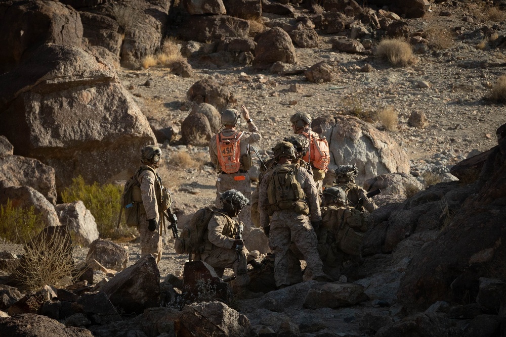 U.S. Marines with Golf Company, 2nd Battalion, 5th Marine Regiment, conduct Company-level Attack at Range 400
