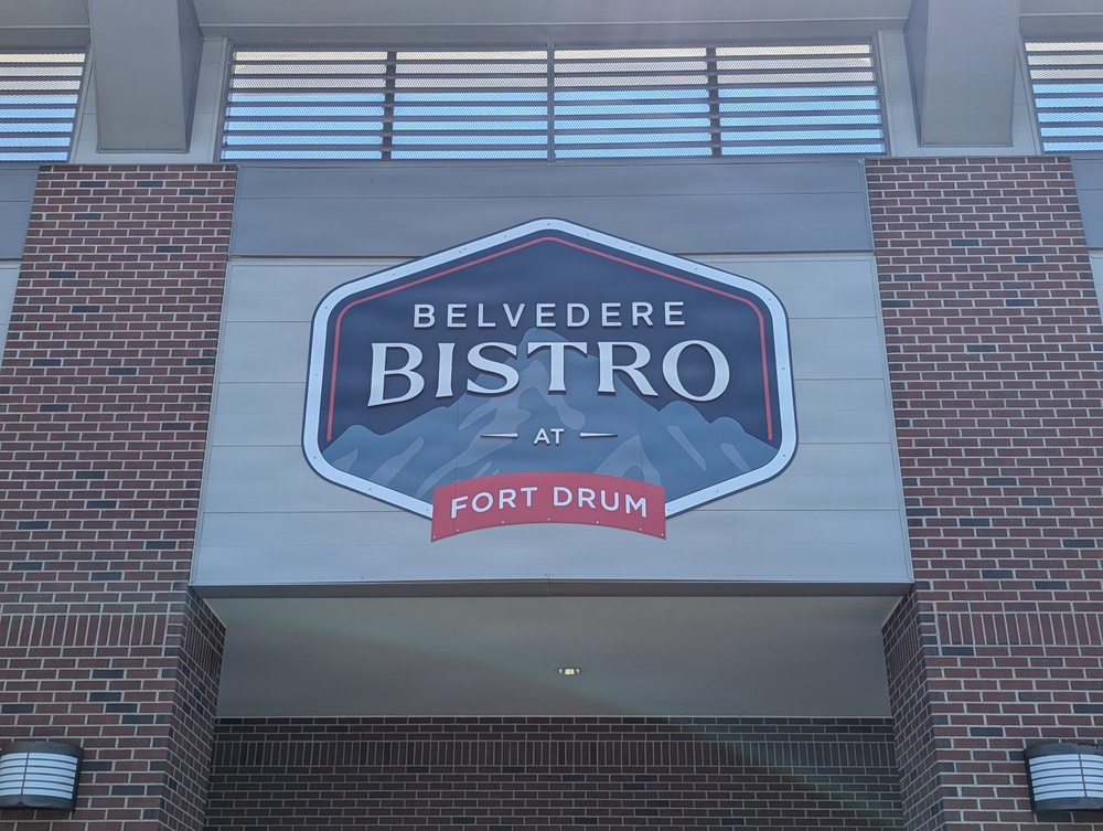 Unit leaders, H2F team members get first looks inside the Belvedere Bistro at Fort Drum