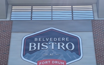 Unit leaders, H2F team members get first looks inside the Belvedere Bistro at Fort Drum