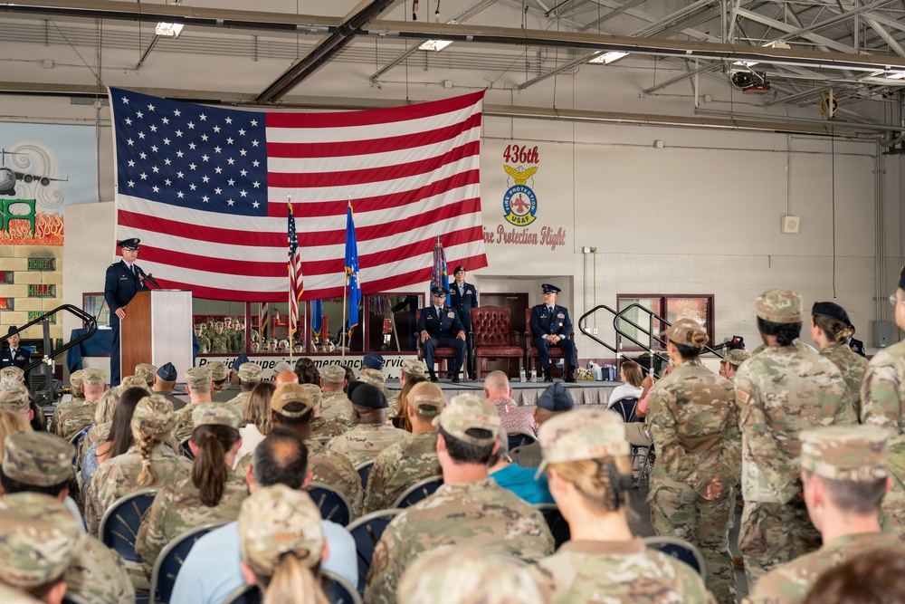 436th Mission Support Group Change of Command Ceremony