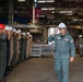 Lt. Cmdr. Guzman Receives Award and Rung Off