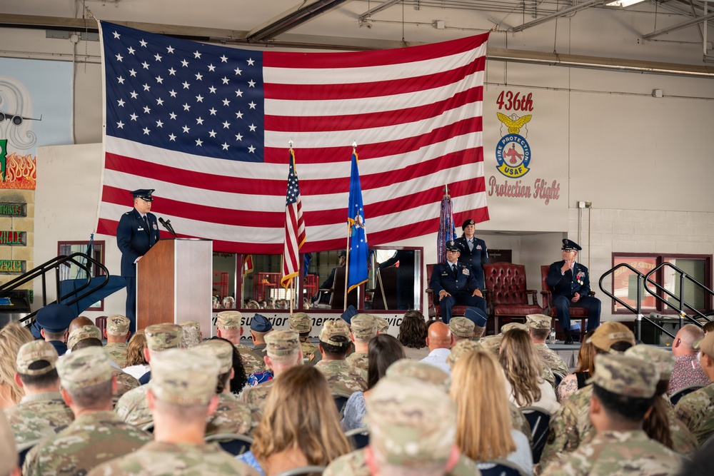 436th Mission Support Group Change of Command Ceremony