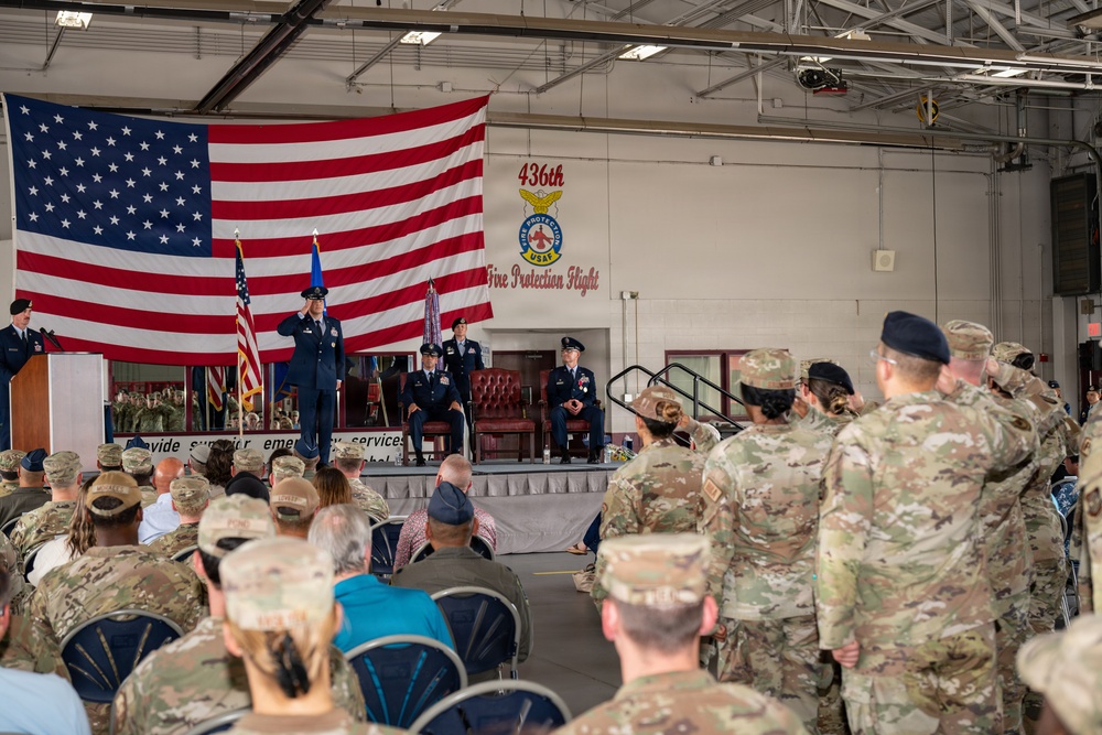 436th Mission Support Group Change of Command Ceremony