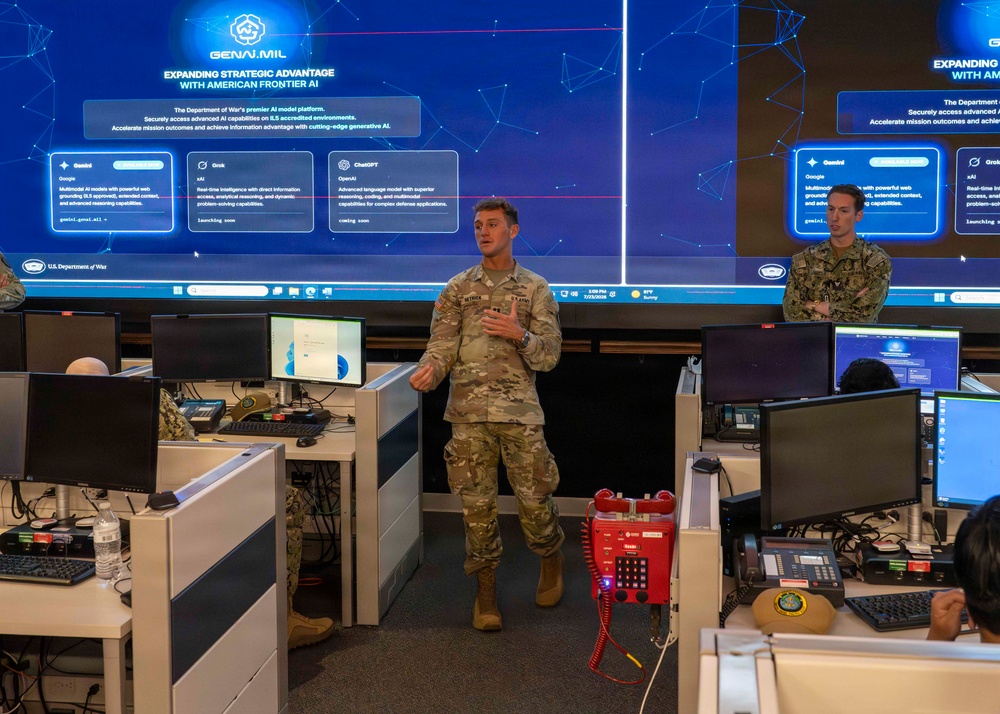 GENAI.mil Task Force provides AI training to COMPACFLT Staff