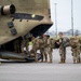 Soldiers Board CH-47 Chinook for Training Exercise