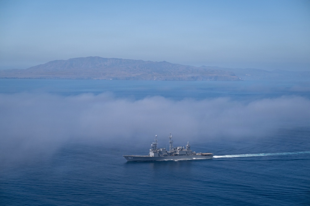 Self Defense Test Ship Gets Underway for Refueling, Helicopter Qualifications
