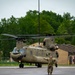 Peck Marshals CH-47 Chinook for Departure