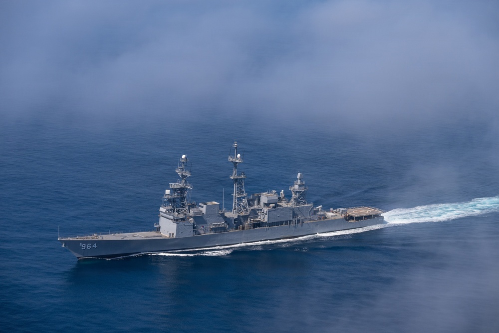 Self Defense Test Ship Gets Underway for Refueling, Helicopter Qualifications