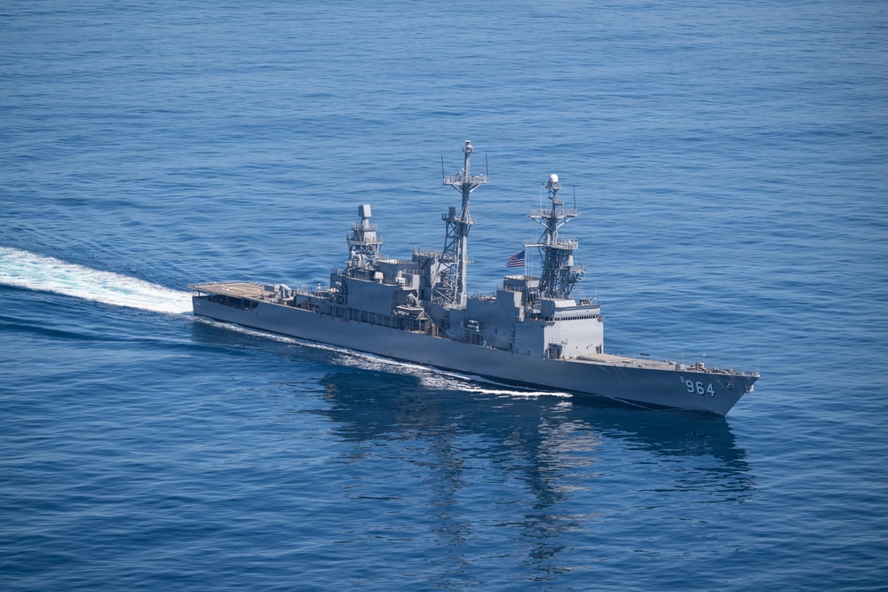 Self Defense Test Ship Gets Underway for Refueling, Helicopter Qualifications