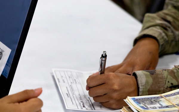 310th ESC finance units support finance operations in Diamond Saber 26