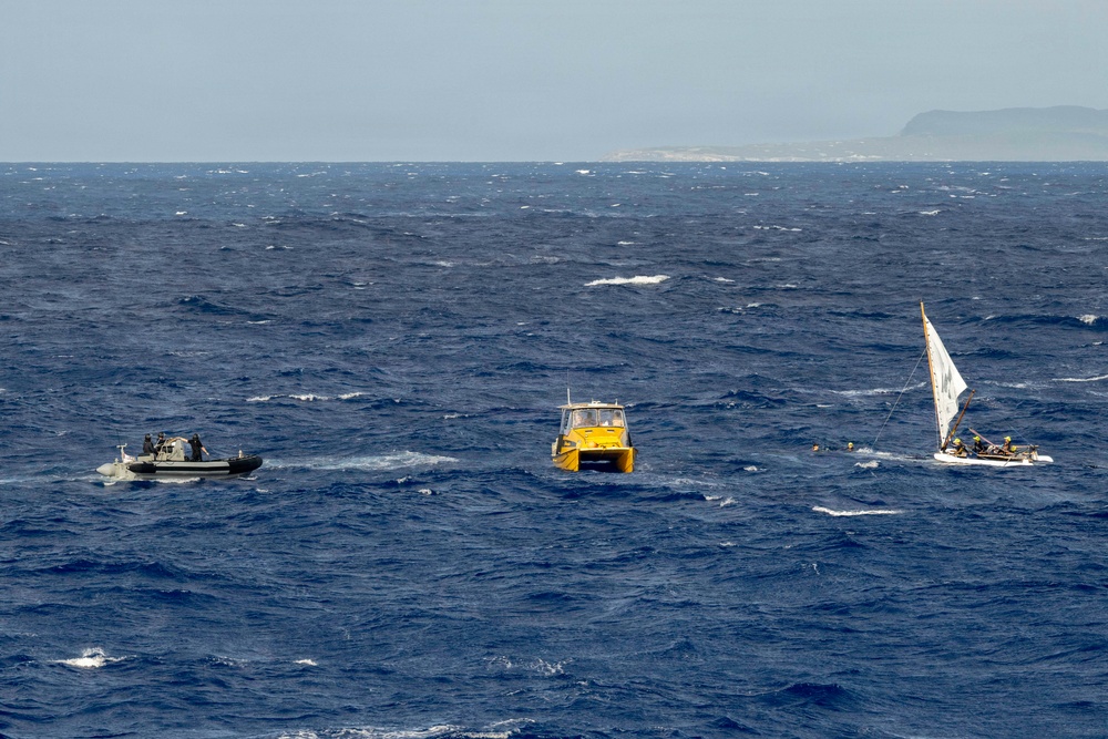 Royal New Zealand Navy ship rescues sailor during RIMPAC 2026