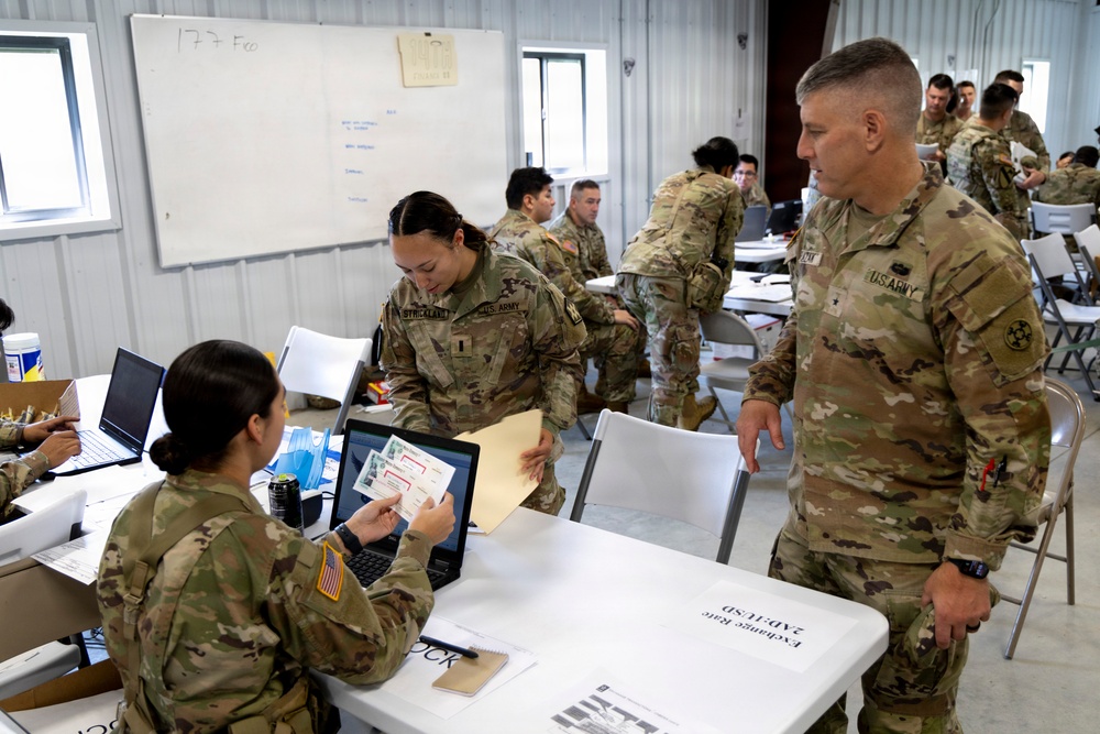 310th ESC finance units support finance operations in Diamond Saber 26