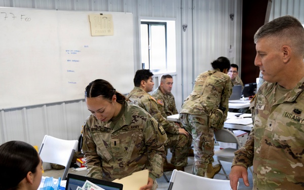 310th ESC finance units support finance operations in Diamond Saber 26