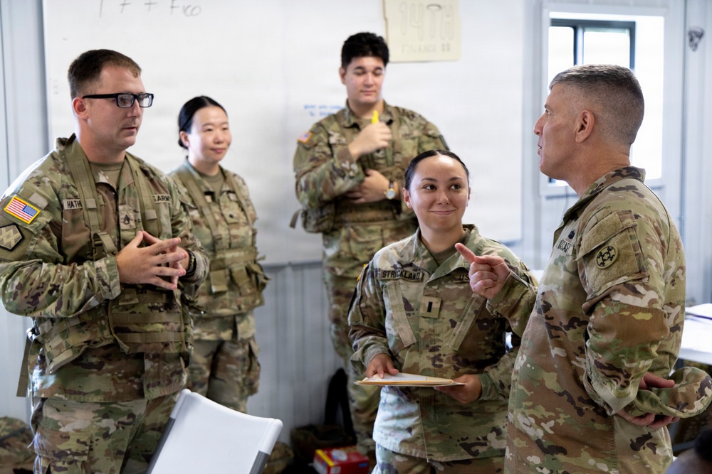 310th ESC finance units support finance operations in Diamond Saber 26