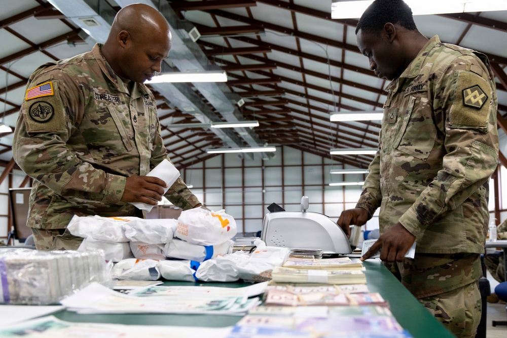 310th ESC finance units support finance operations in Diamond Saber 26