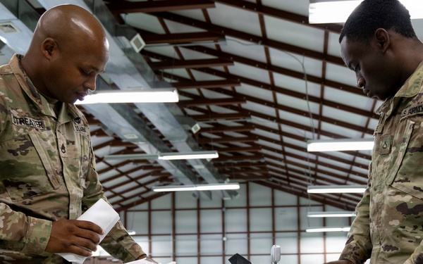 310th ESC finance units support finance operations in Diamond Saber 26