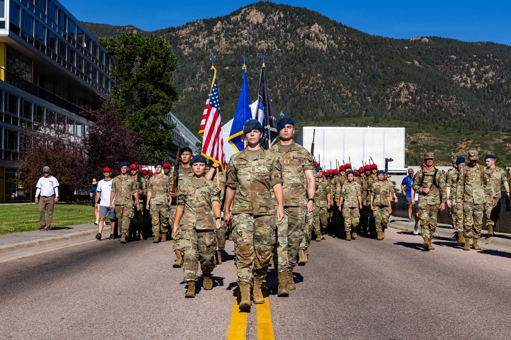 U.S. Air Force Academy Class of 2030 March Back