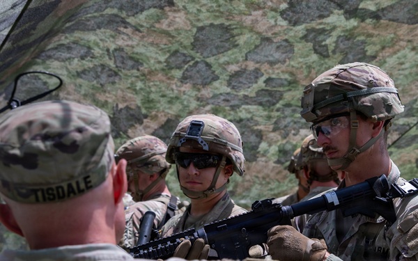 E3B Weapons Familiarization Training at Fort Riley, Kansas, July 27, 2026