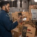 Ronald Reagan Sailors Stores Food