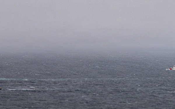 U.S. Coast Guard, Royal Canadian Navy conduct sailing formation in Bering Sea