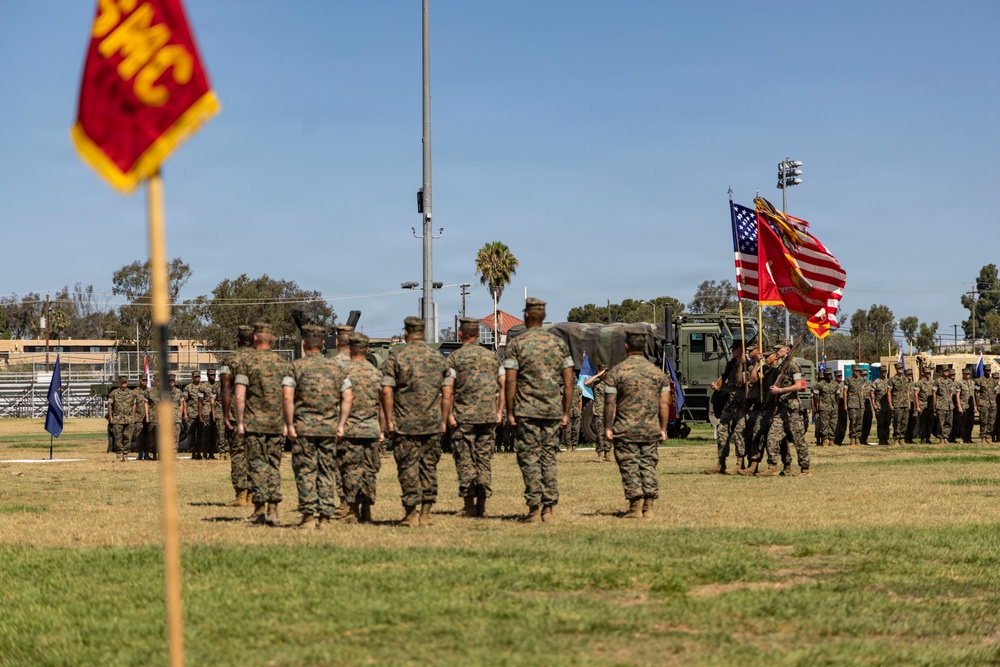 CLR-1 conducts change of command, welcoming new commander