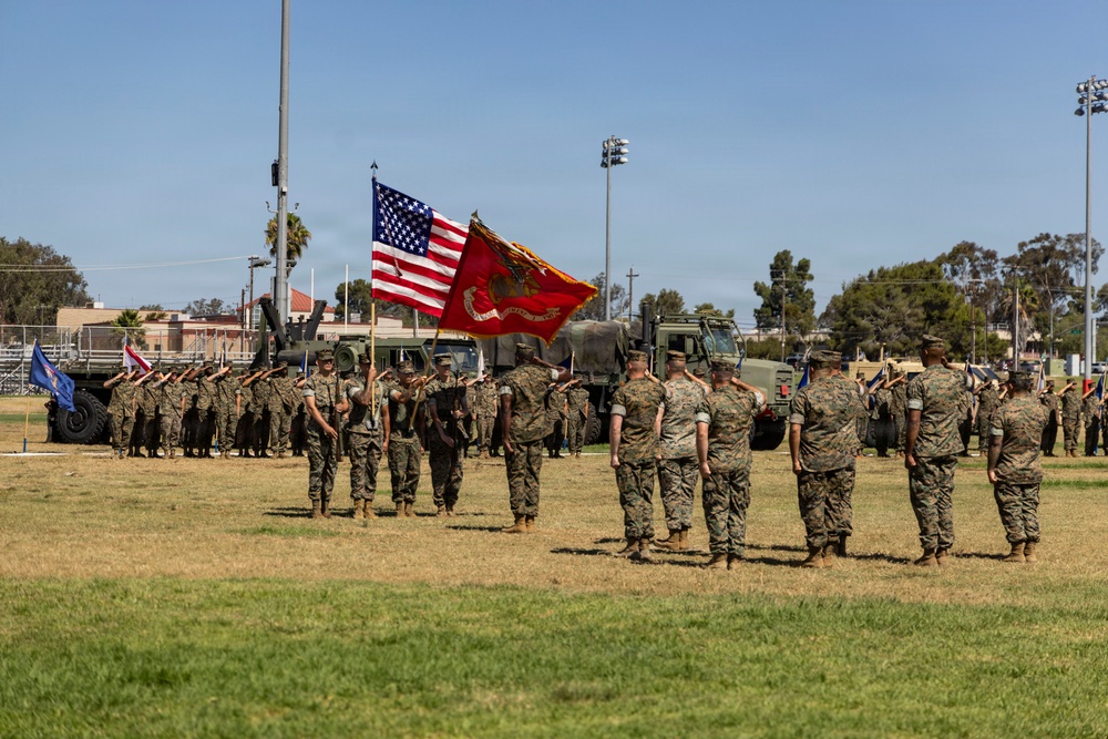 CLR-1 conducts change of command, welcoming new commander