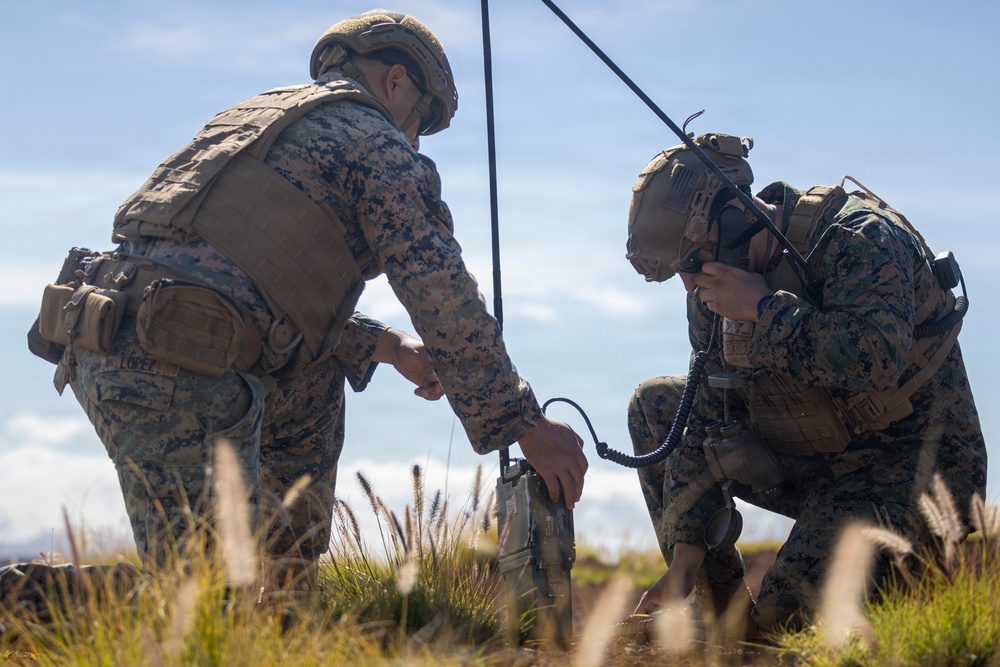 3rd ANGLICO, VMM-164 (Rein.) conduct close air support training