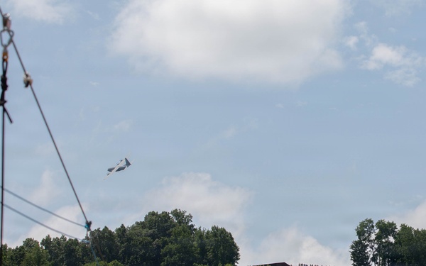 130th Airlift Wing Conducts Flyover at National Jamboree