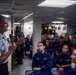 USCGC Midgett (WMSL 757) hosts Vice Admiral Jospeh Buzzella