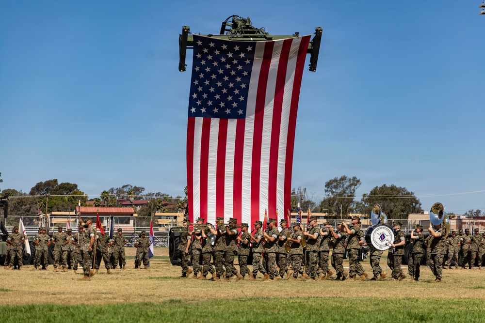 CLR-1 conducts change of command, welcoming new commander