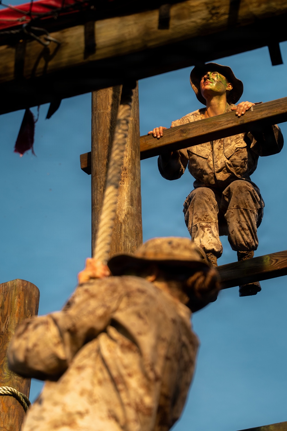 U.S. Marine Corps Officer Candidates Complete the Forge
